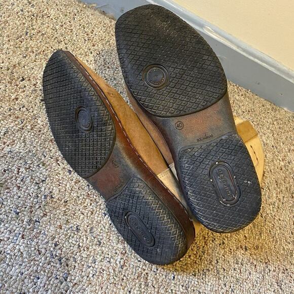 Reido Gado Beige Brown Leather Square Toe Cowboy Boots Western Sz 40/7US Unisex - Picture 9 of 10